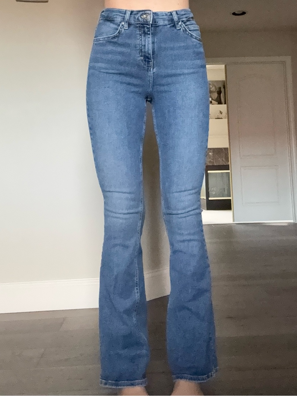 Topshop Jamie High-Rise Flare Jeans